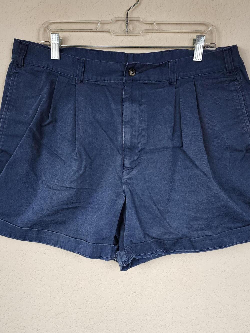 Vintage 38 Windridge Navy Blue Cotton Shorts